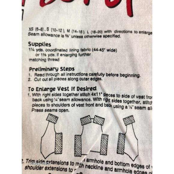 DREAMSPINNERS - Red Black Fabric Panel, Out of the Woods Adult Vest Panel by VIP - Picture 5 of 7